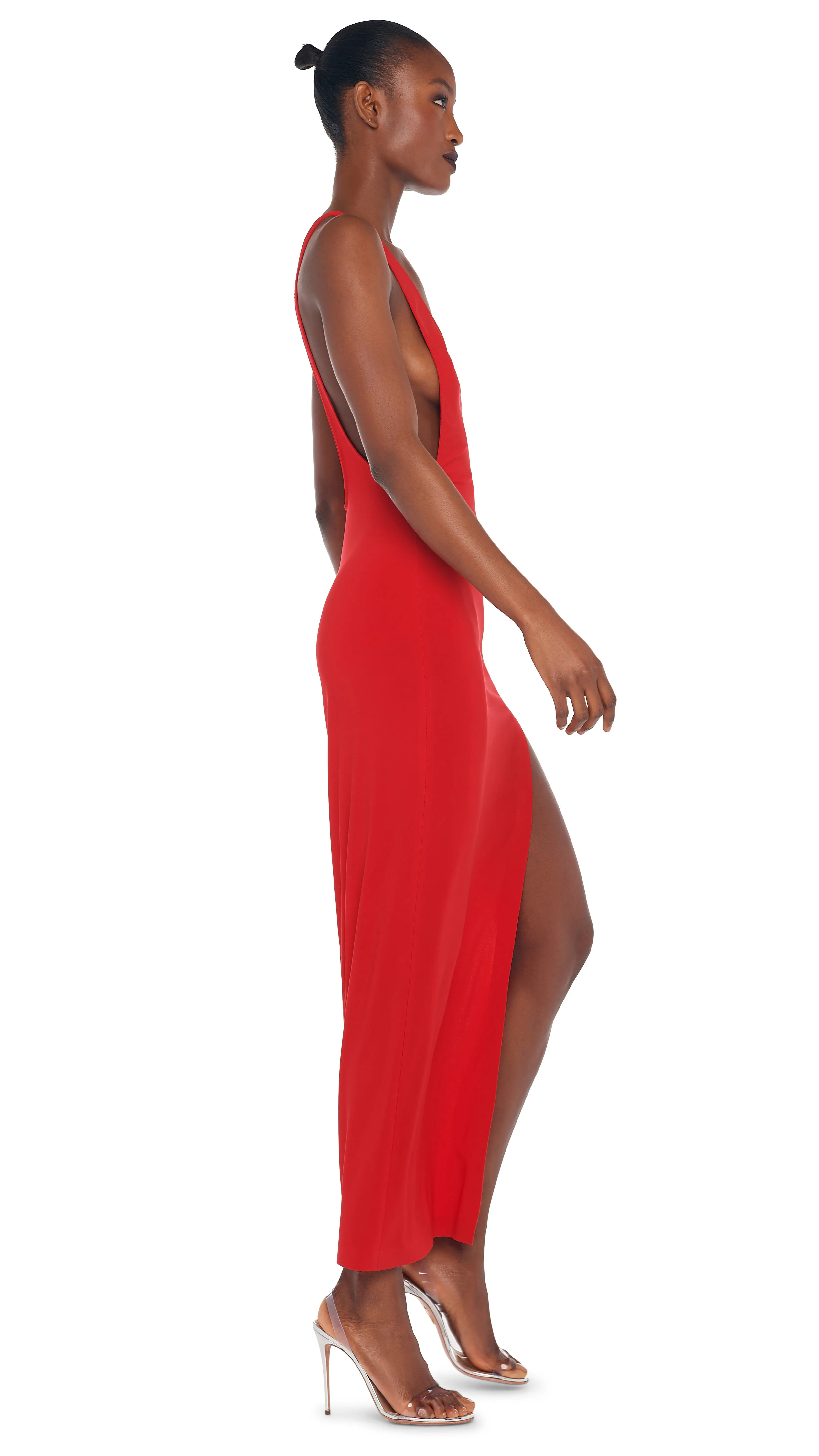 MARISSA WIDE SLIT GOWN sold by Norma Kamali product image thumbnail 4
