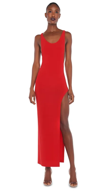 MARISSA WIDE SLIT GOWN sold by Norma Kamali