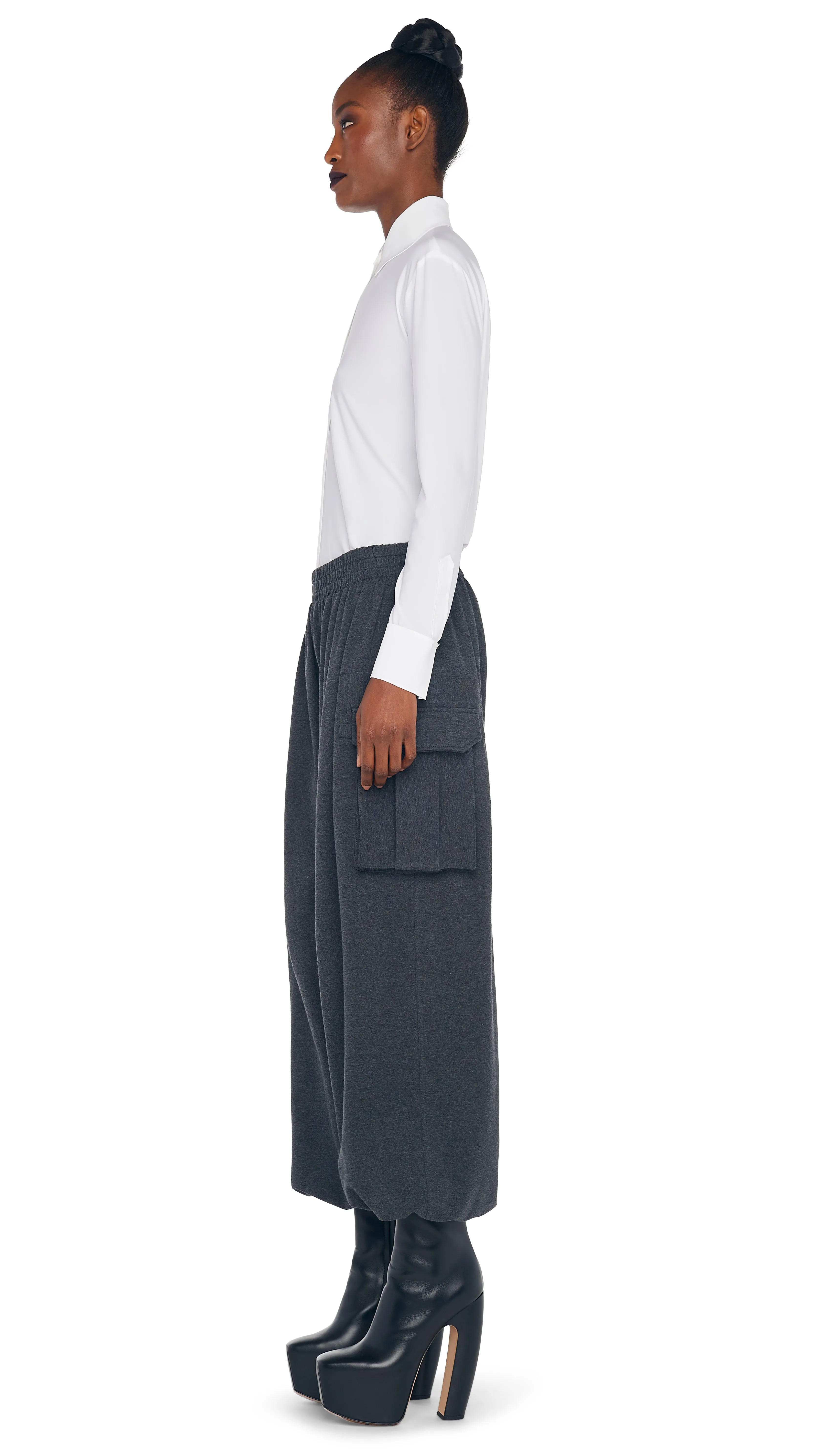 OVERSIZED BF CARGO SWEATPANT sold by Norma Kamali product image thumbnail 2