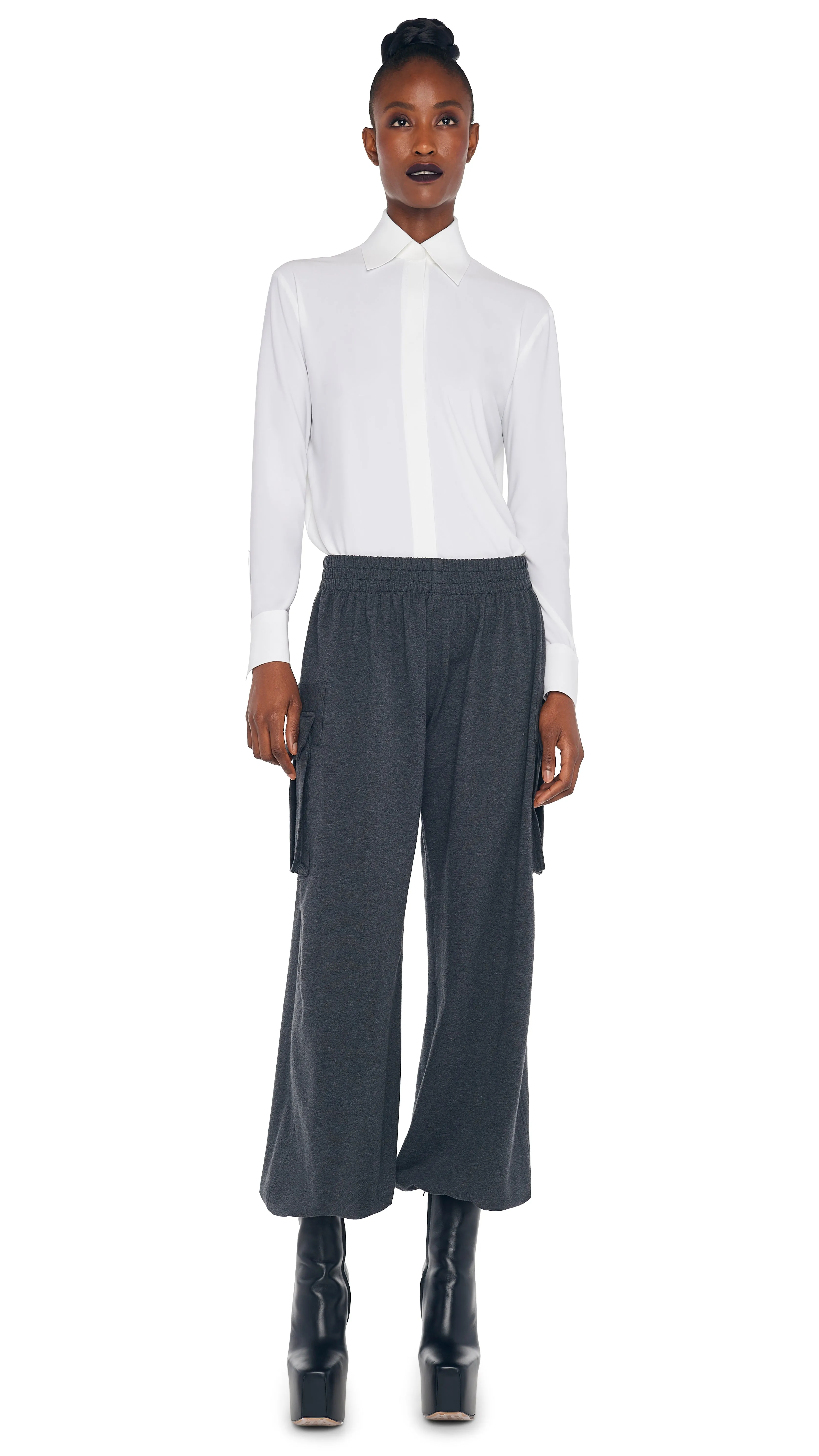 OVERSIZED BF CARGO SWEATPANT sold by Norma Kamali