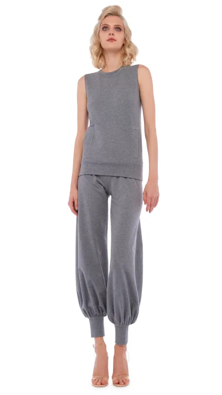 SLEEVELESS TAILORED TERRY TOP sold by Norma Kamali