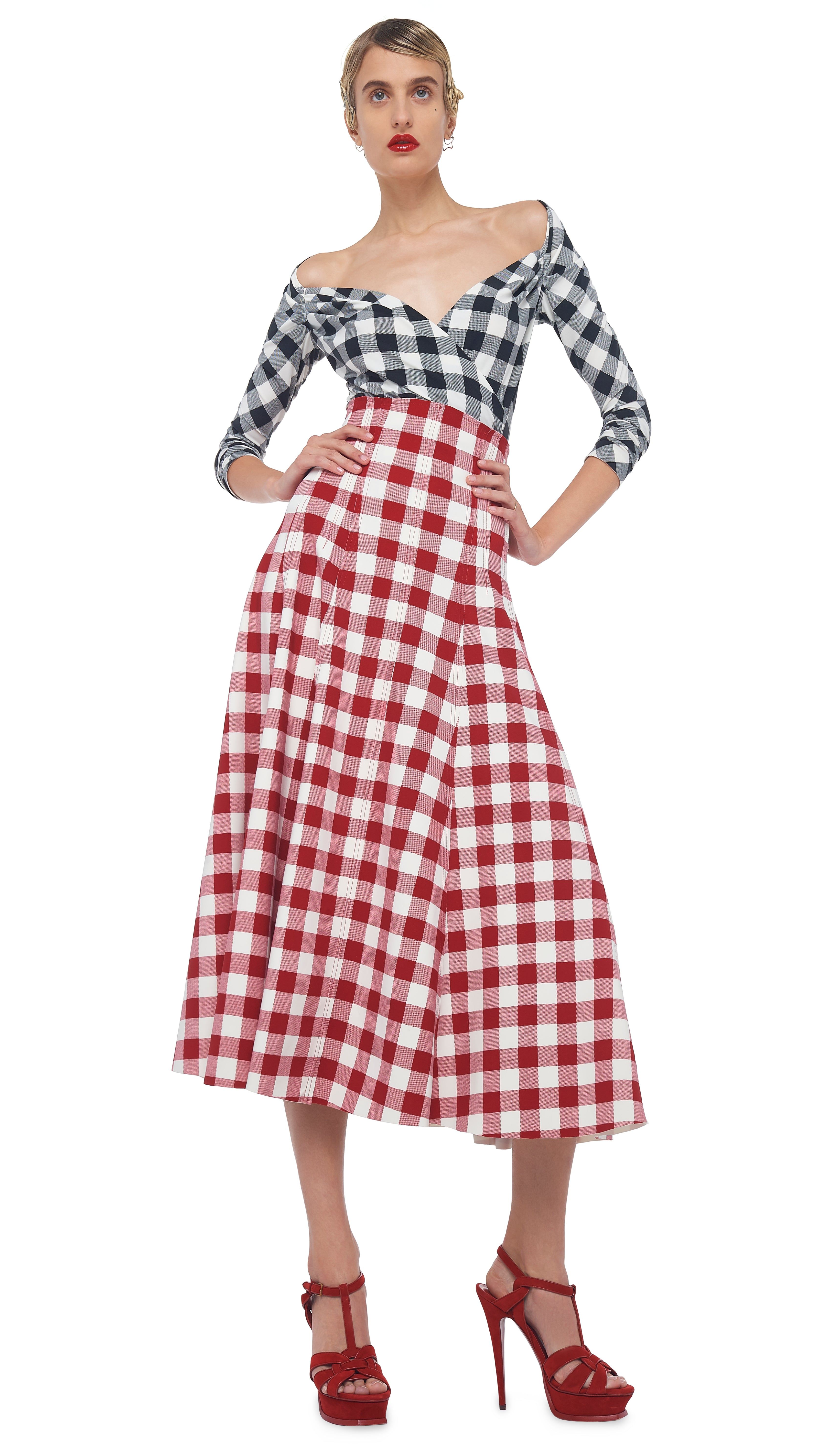 SWEETHEART SIDE DRAPE TOP sold by Norma Kamali product image thumbnail 5