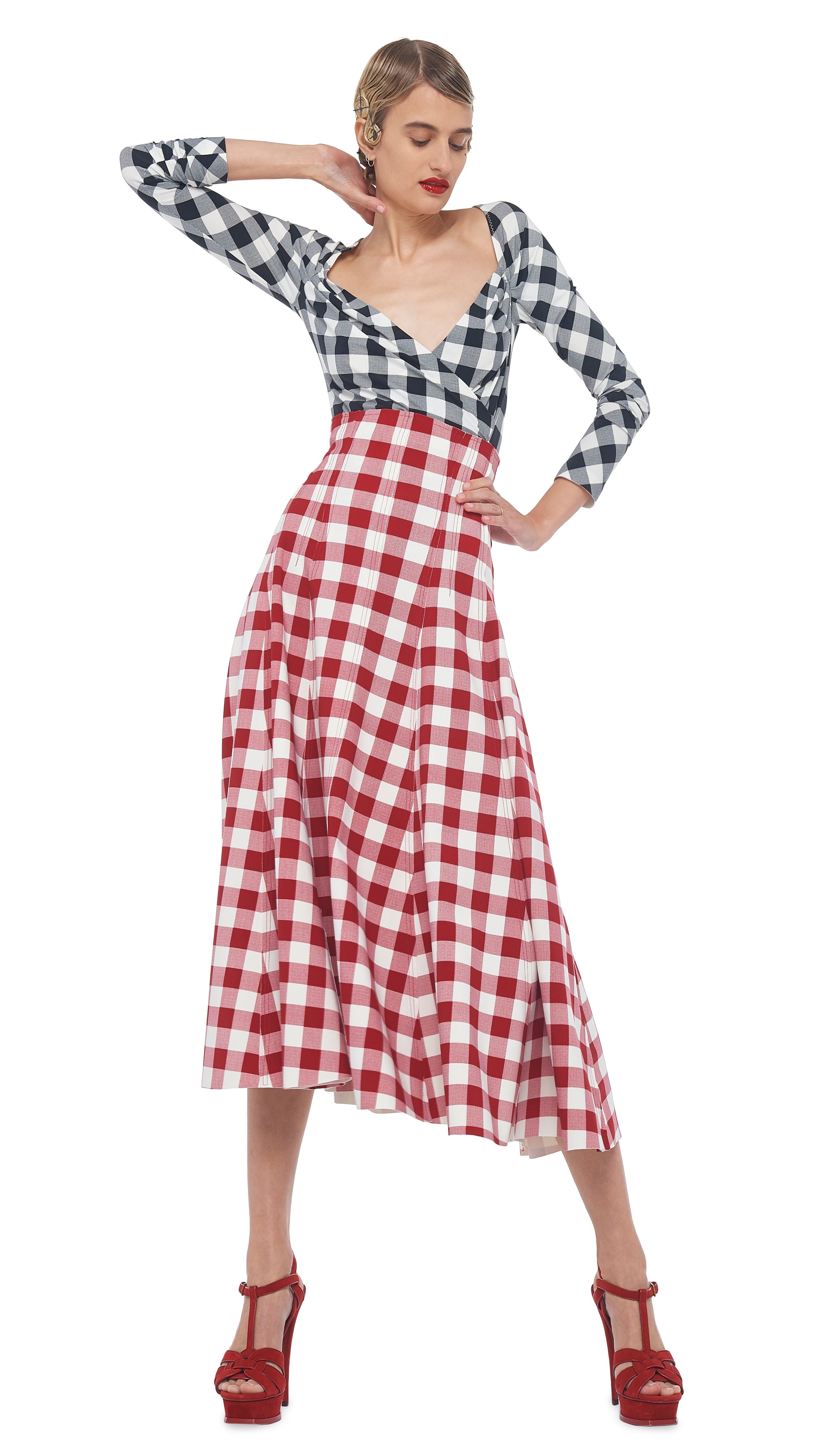 SWEETHEART SIDE DRAPE TOP sold by Norma Kamali product image thumbnail 4