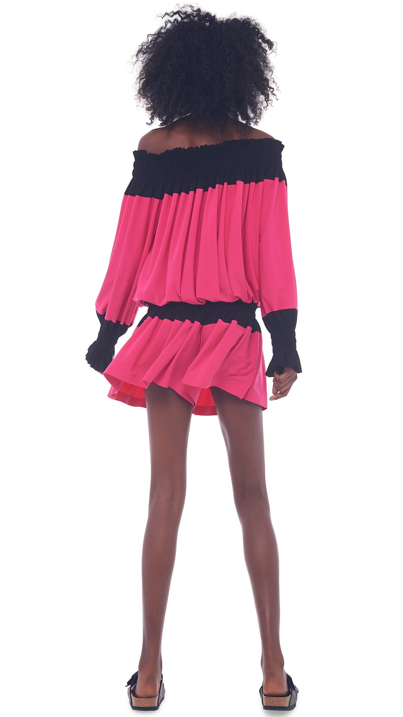 SPLICED PEASANT JUMPSHORT sold by Norma Kamali product image thumbnail 3