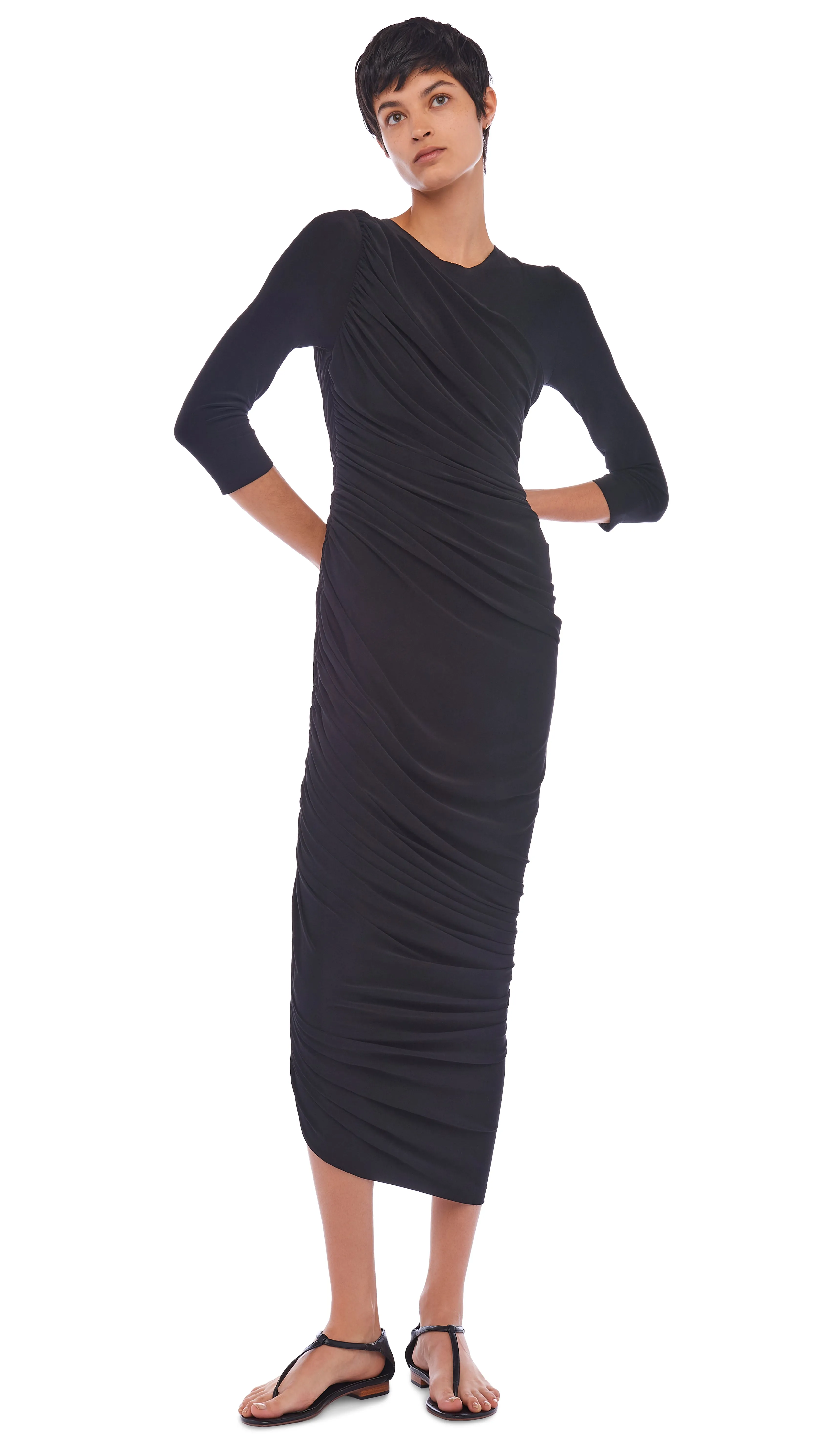 LONG SLEEVE DIANA GOWN sold by Norma Kamali