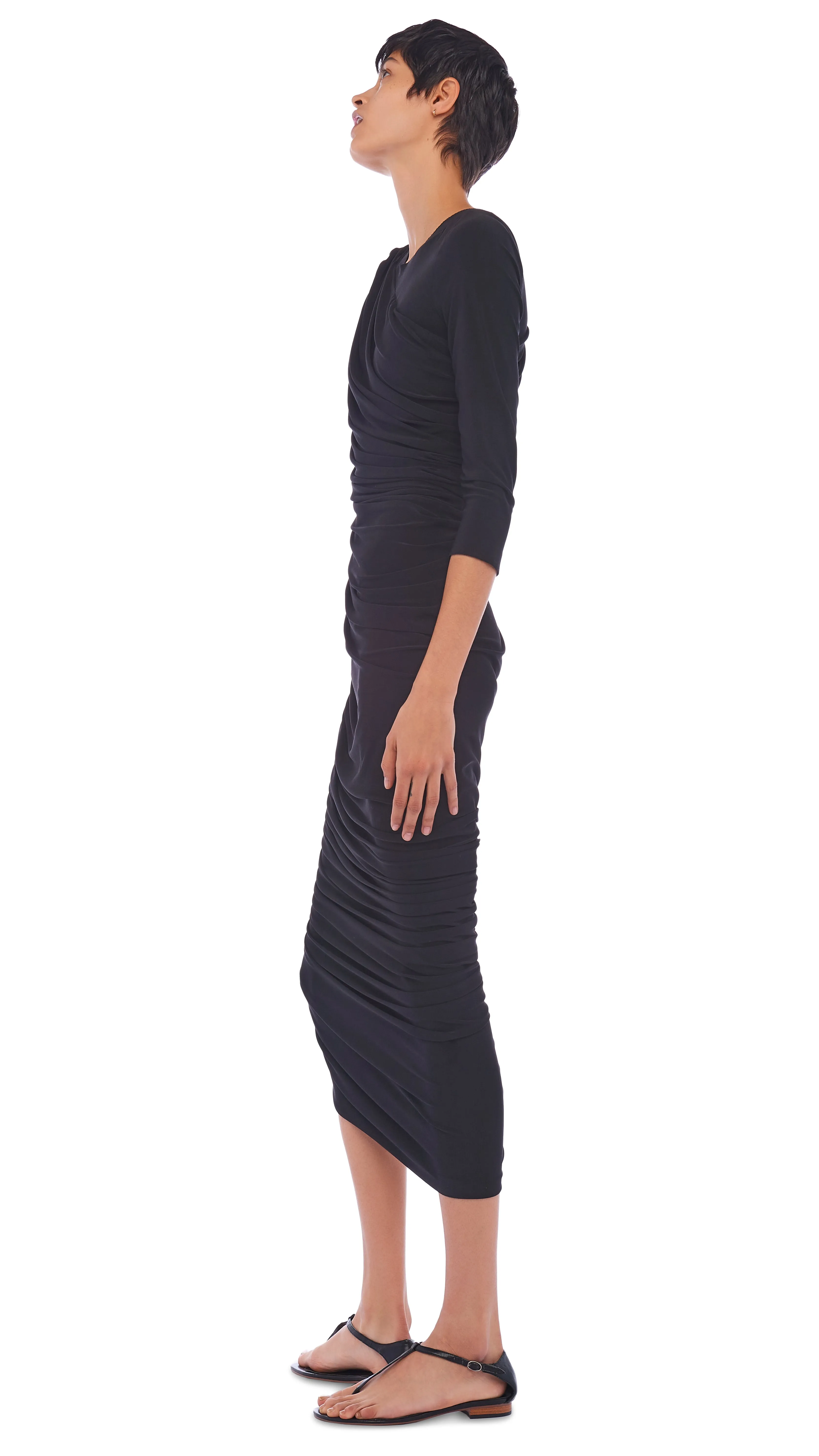 LONG SLEEVE DIANA GOWN sold by Norma Kamali product image thumbnail 2