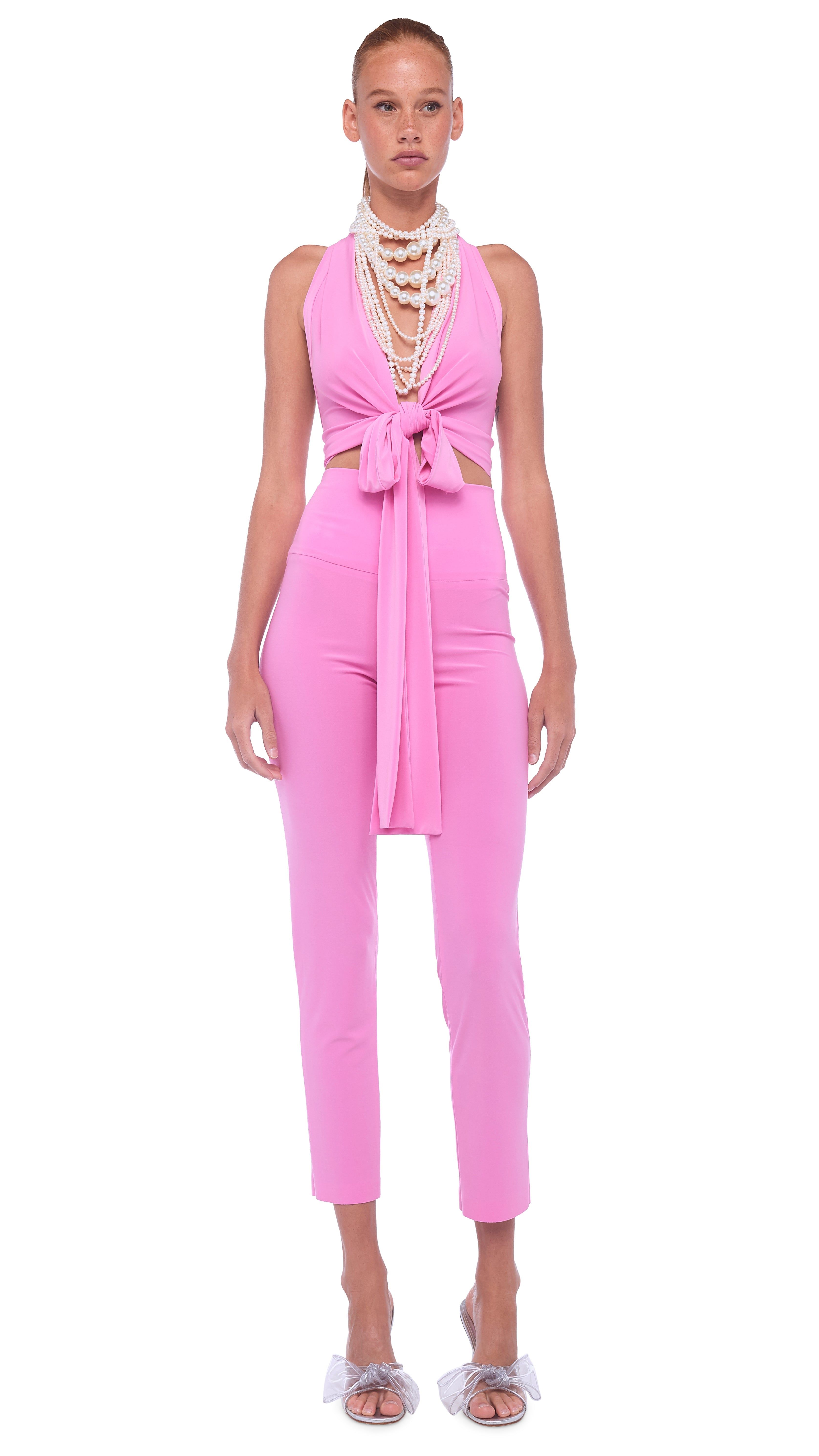 HALTER WRAP TOP sold by Norma Kamali