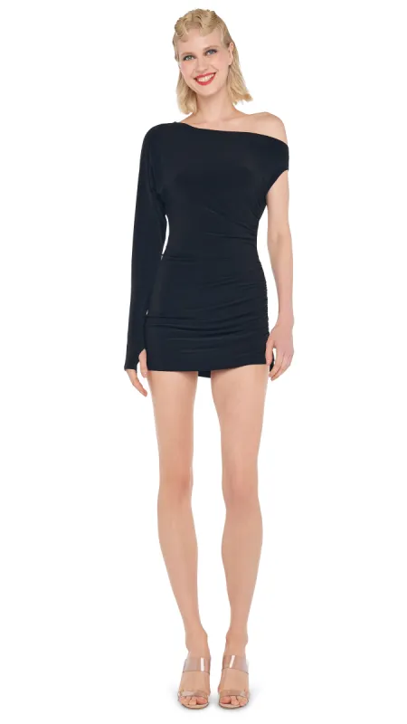 DROP SHOULDER MINI DRESS sold by Norma Kamali