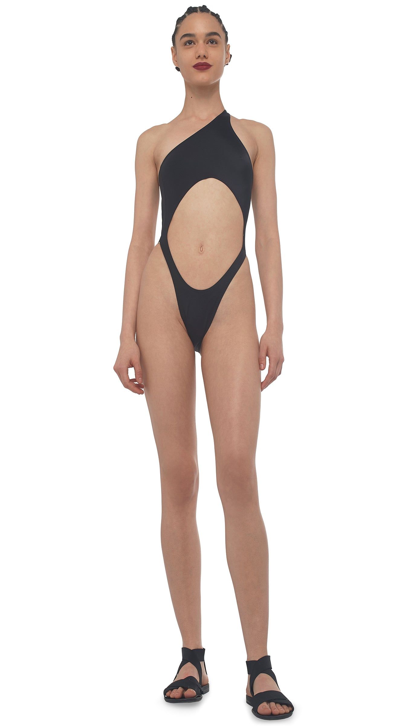 ONE SHOULDER BIKINI MIO sold by Norma Kamali