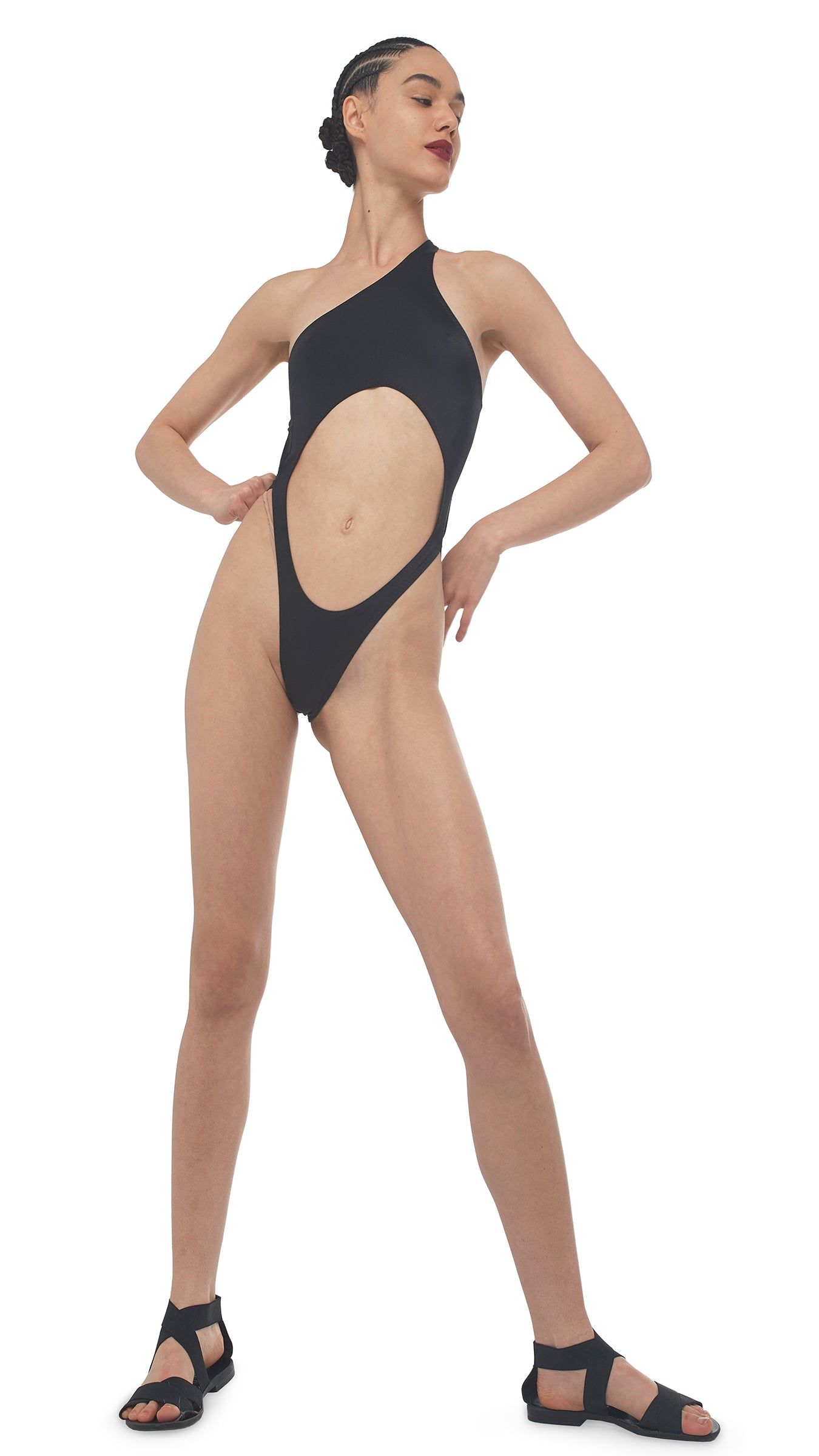 ONE SHOULDER BIKINI MIO sold by Norma Kamali product image thumbnail 4