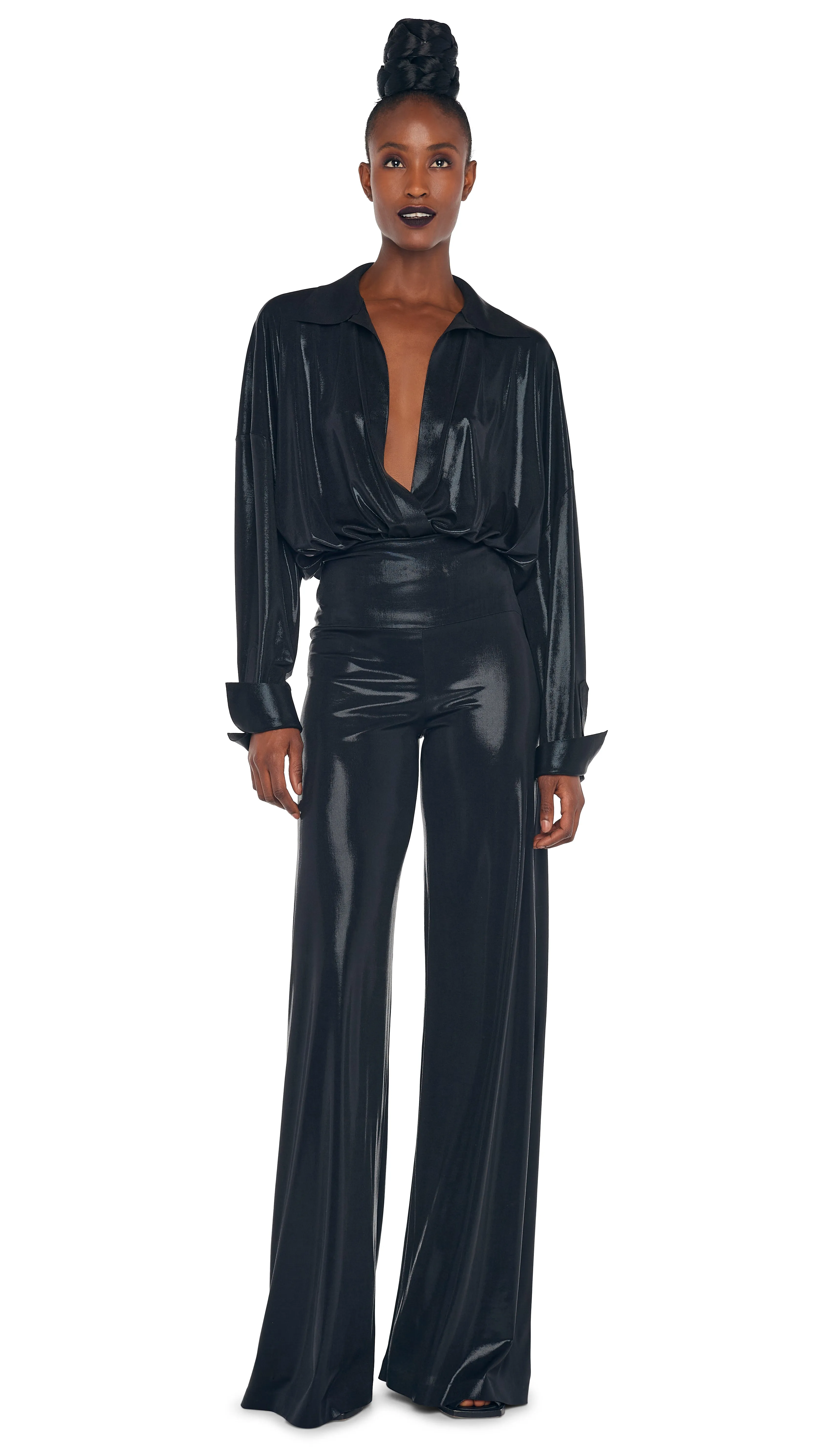 SUPER OS BF NK SHIRT BODYSUIT sold by Norma Kamali product image thumbnail 4