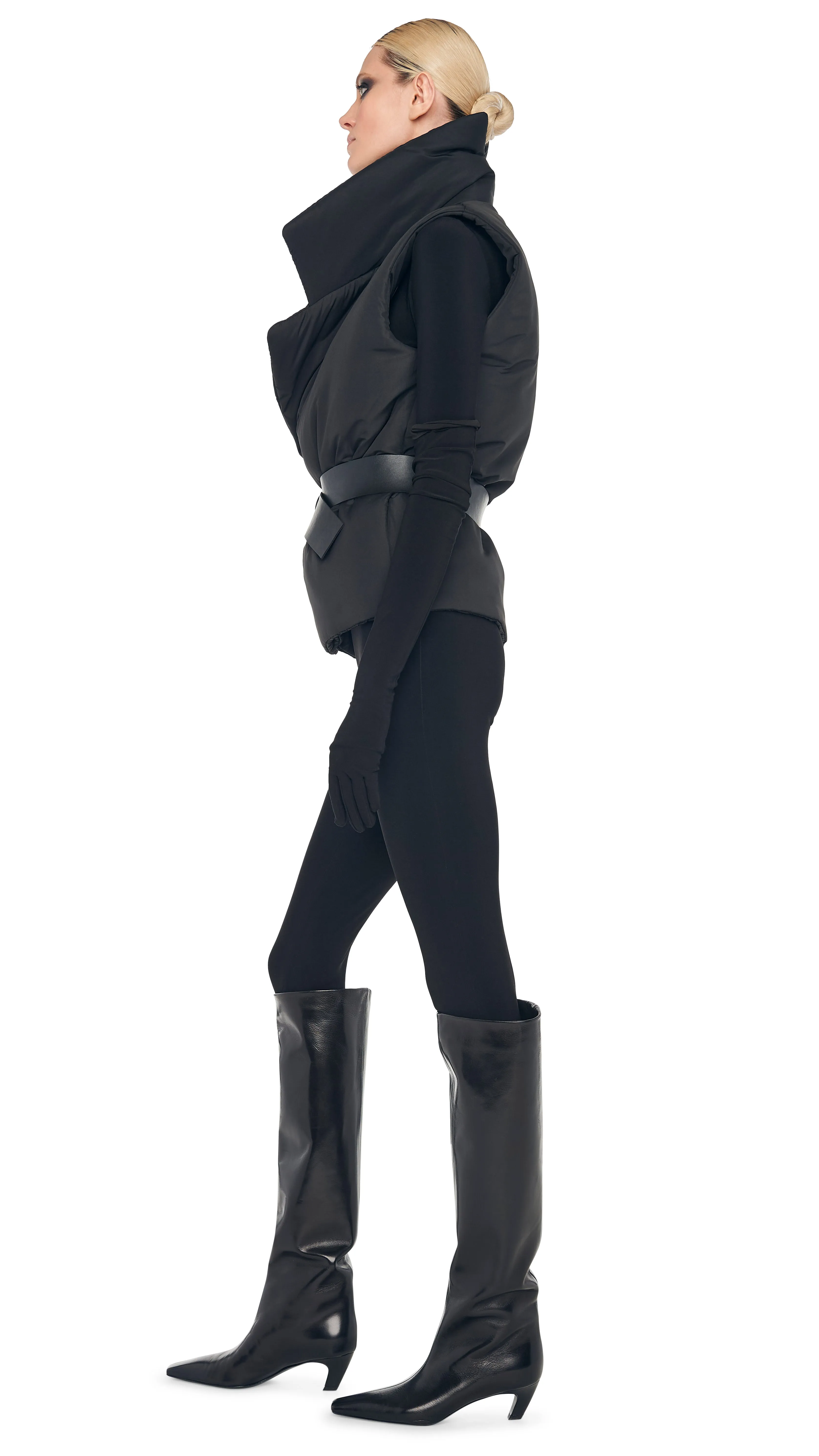 SLEEVELESS SLEEPING BAG VEST sold by Norma Kamali product image thumbnail 2