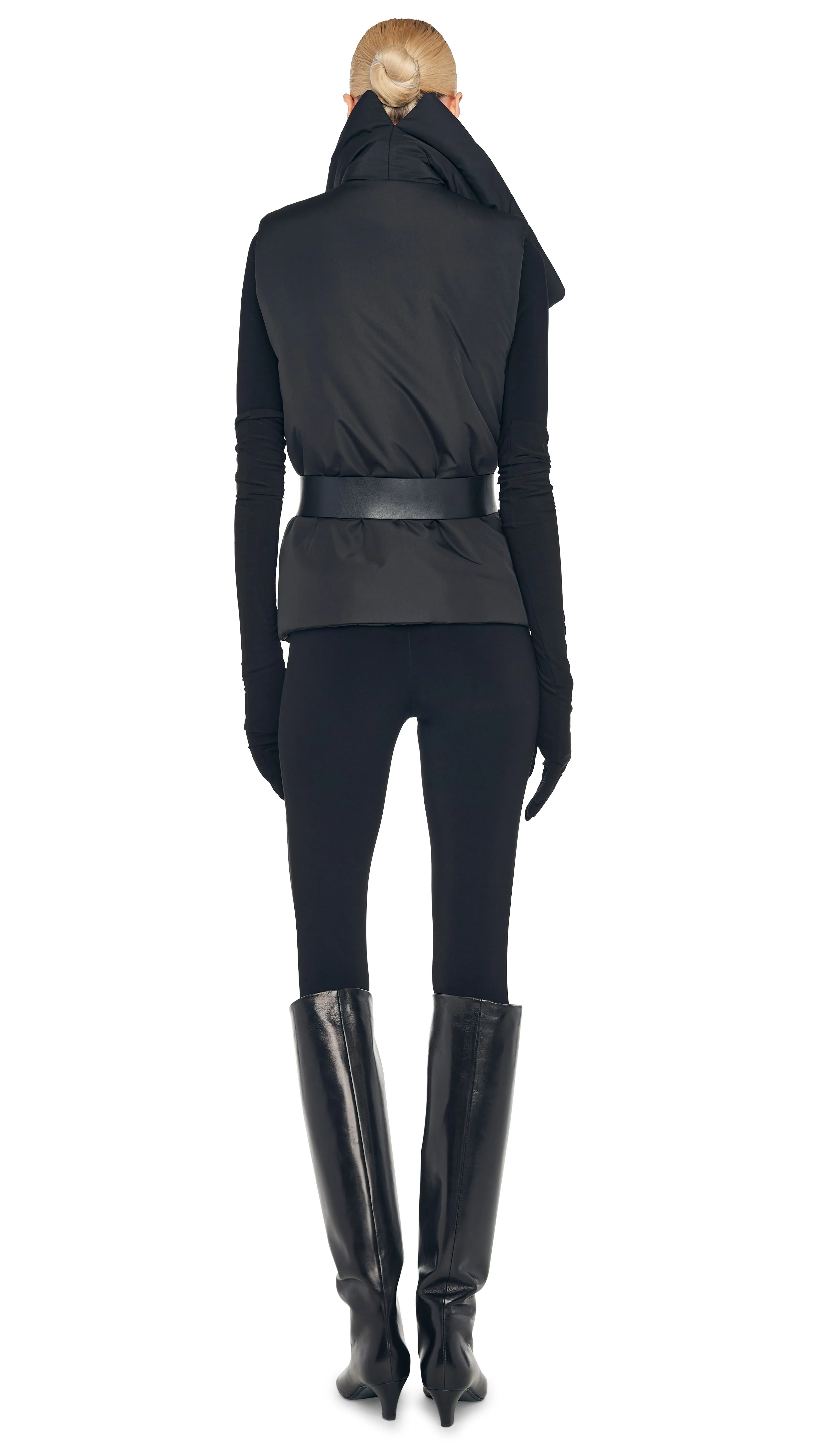 SLEEVELESS SLEEPING BAG VEST sold by Norma Kamali product image thumbnail 3