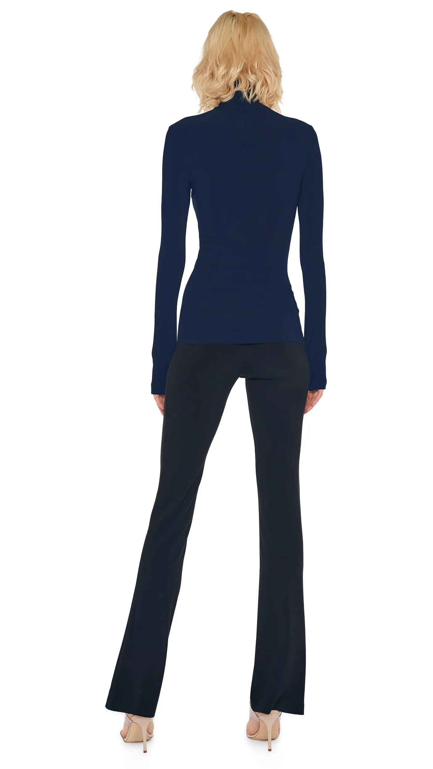 LONG SLEEVE TURTLE TOP sold by Norma Kamali product image thumbnail 3