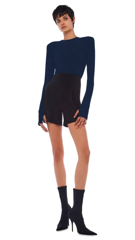 SHOULDER PAD CREW TOP sold by Norma Kamali