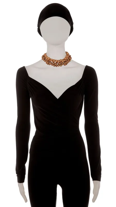 2-LAYERED BALL NECKLACES sold by Norma Kamali