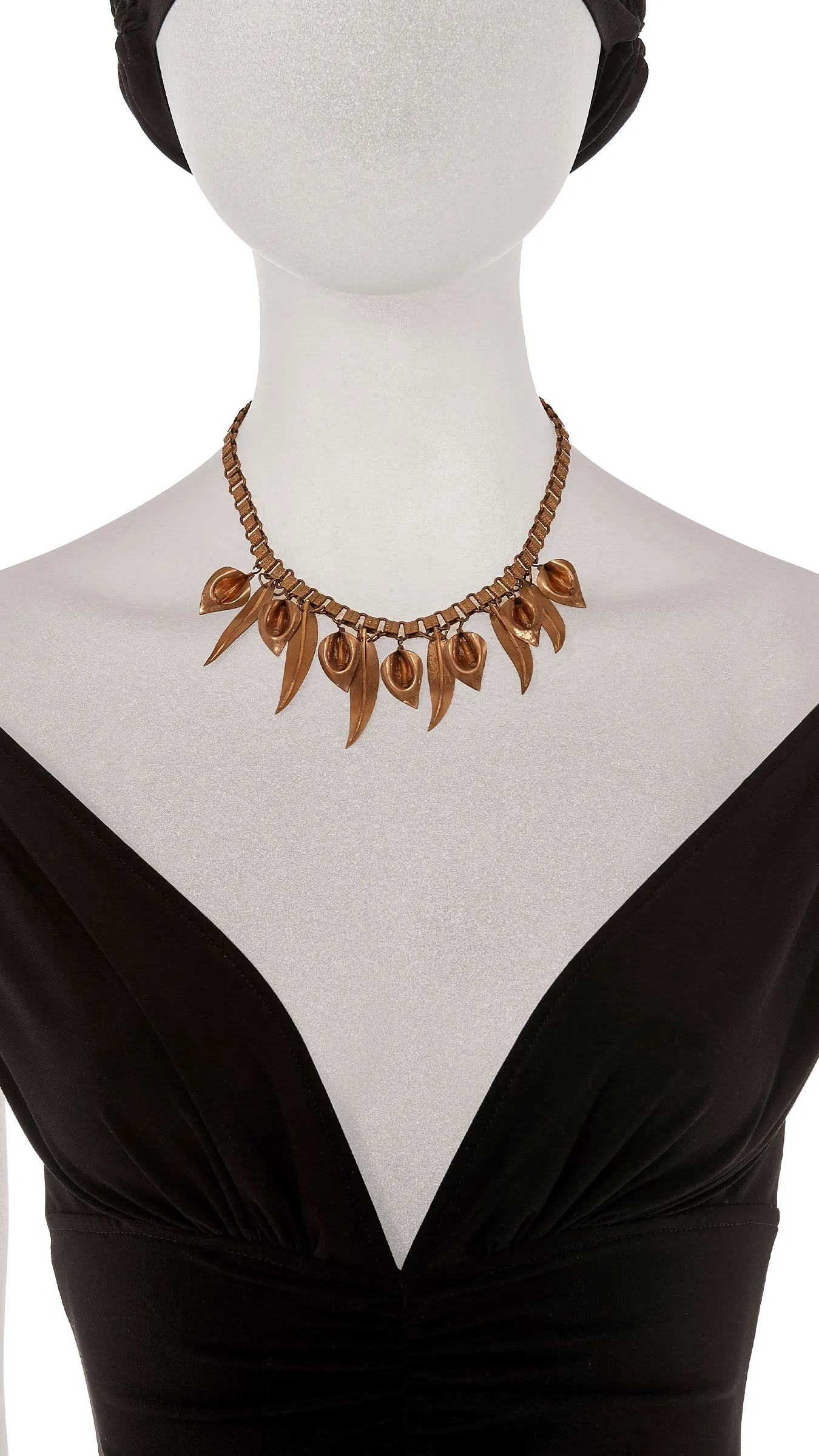 LEAF NECKLACE sold by Norma Kamali product image thumbnail 2