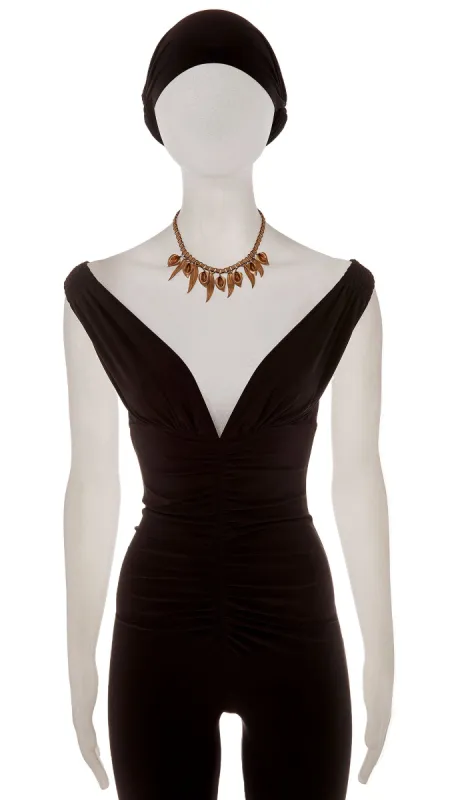 LEAF NECKLACE made by Norma Kamali