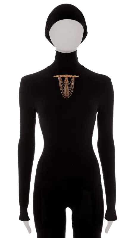 CHAIN DROP BROOCH sold by Norma Kamali