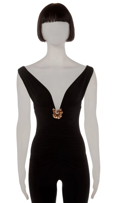 BROOCH WITH STONE sold by Norma Kamali