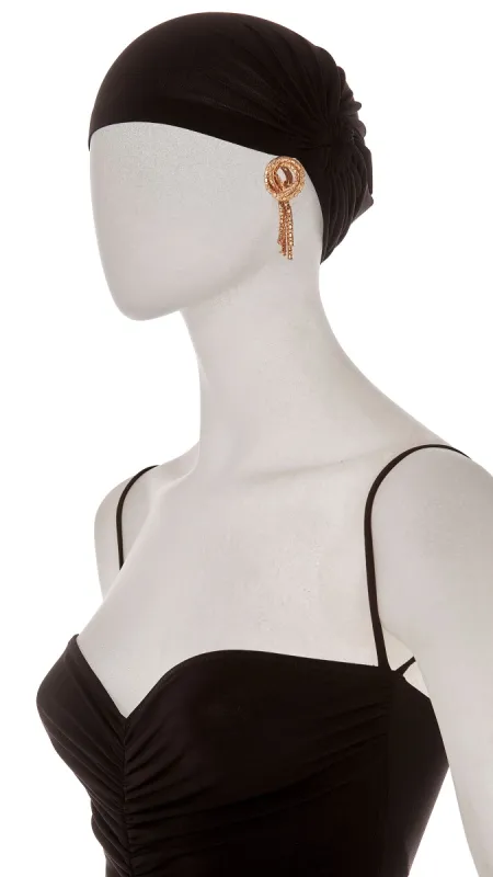 MESH KNOT DROP EARRINGS sold by Norma Kamali