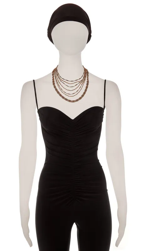 LAYERED CHAIN NECKLACE sold by Norma Kamali