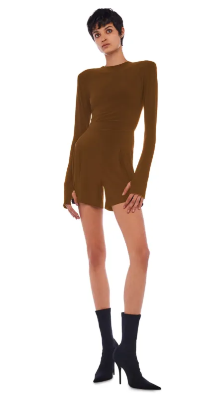 SHOULDER PAD CREW TOP sold by Norma Kamali