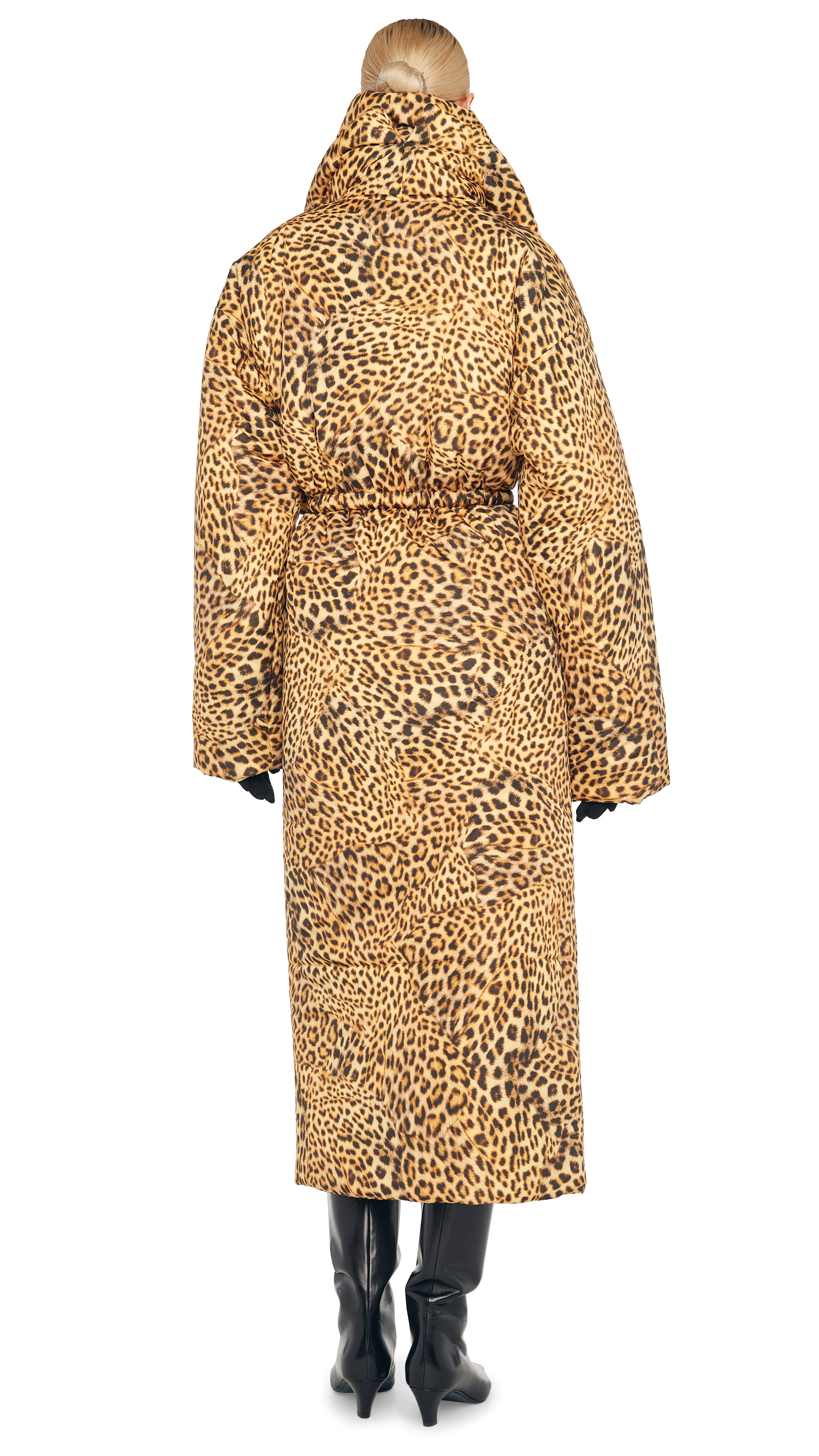 Classic Sleeping Bag Coat with Turtle Catsuit and Tube Scarf sold by Norma Kamali product image thumbnail 3