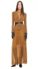 PLEATED LONG SKIRT W/ SLIT sold by Norma Kamali