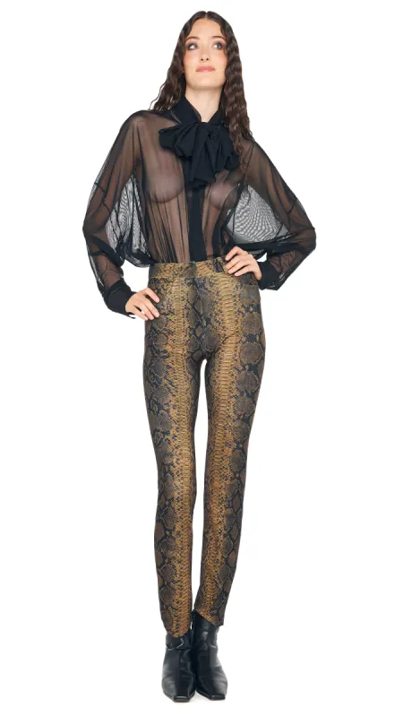 SUPER OS BF NK SHIRT BODYSUIT W/ BOW sold by Norma Kamali