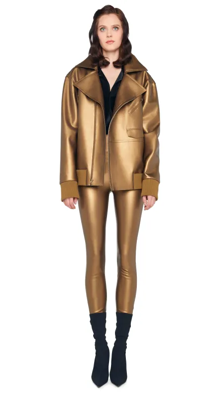 OVERSIZED MOTO JACKET sold by Norma Kamali