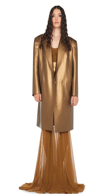 OVERSIZED DOUBLE BREASTED JACKET sold by Norma Kamali