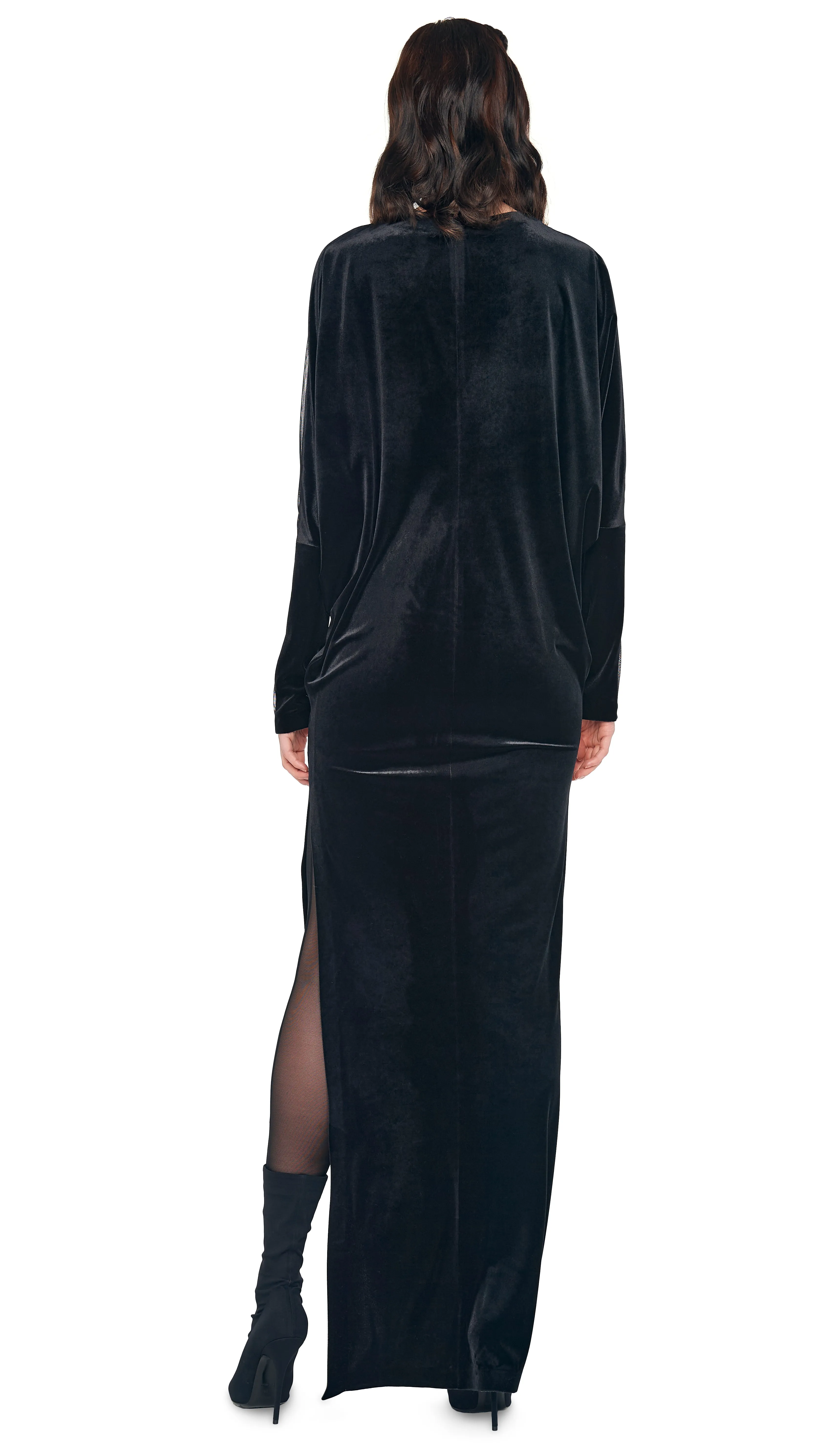DOLMAN WRAP GOWN W/ SIDE SLIT sold by Norma Kamali product image thumbnail 3