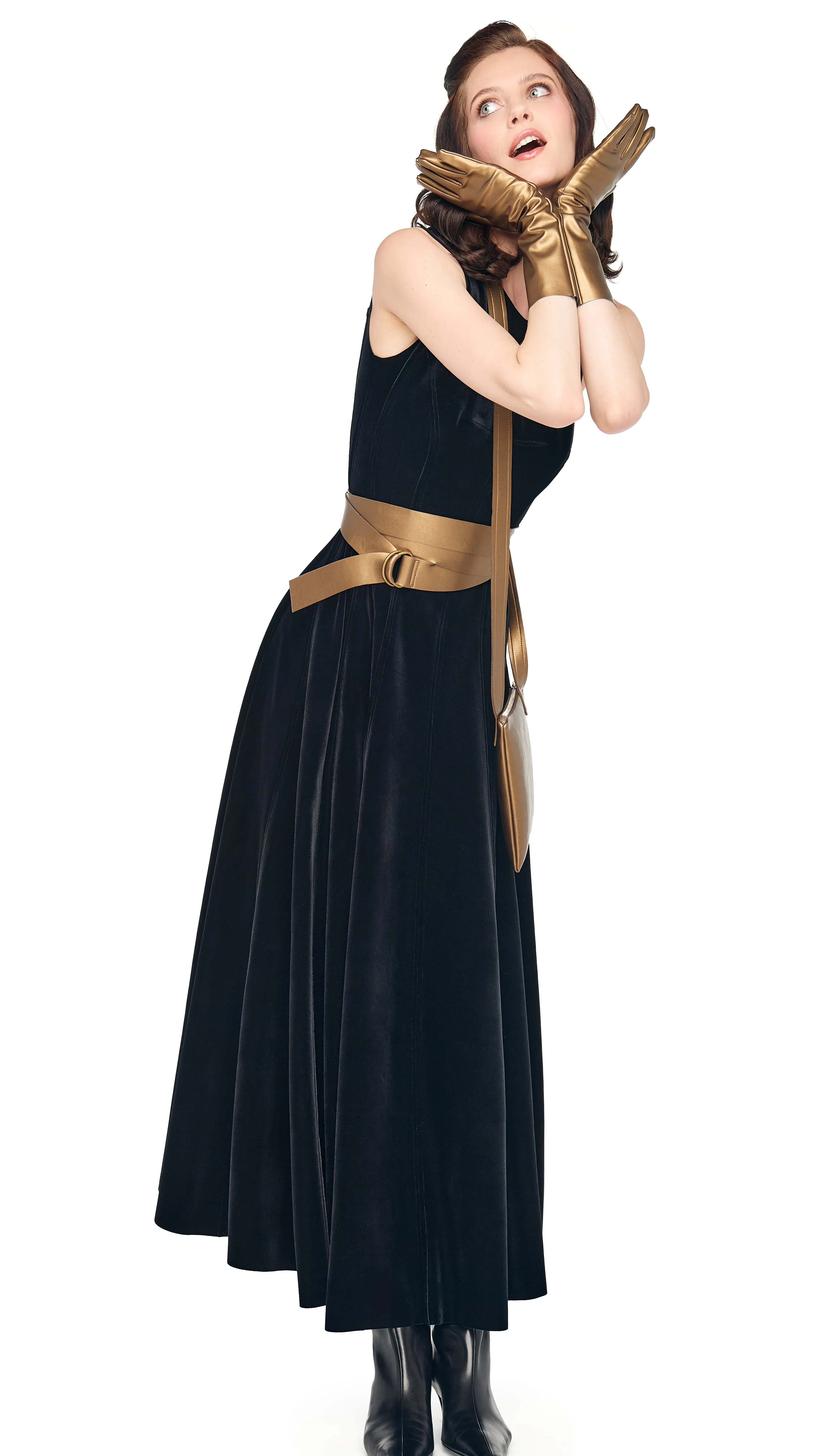 SLEEVELESS LONG GRACE DRESS sold by Norma Kamali product image thumbnail 4
