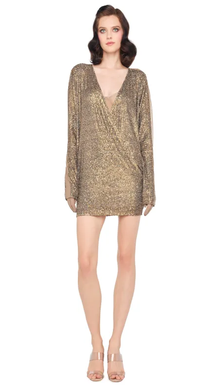 DOLMAN WRAP MINI DRESS sold by Norma Kamali