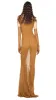 TARA SHIRRED FRONT FISHTAIL GOWN sold by Norma Kamali