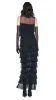 SLEEVELESS TIERED RUFFLE GOWN sold by Norma Kamali
