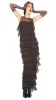 SLEEVELESS TIERED RUFFLE GOWN sold by Norma Kamali