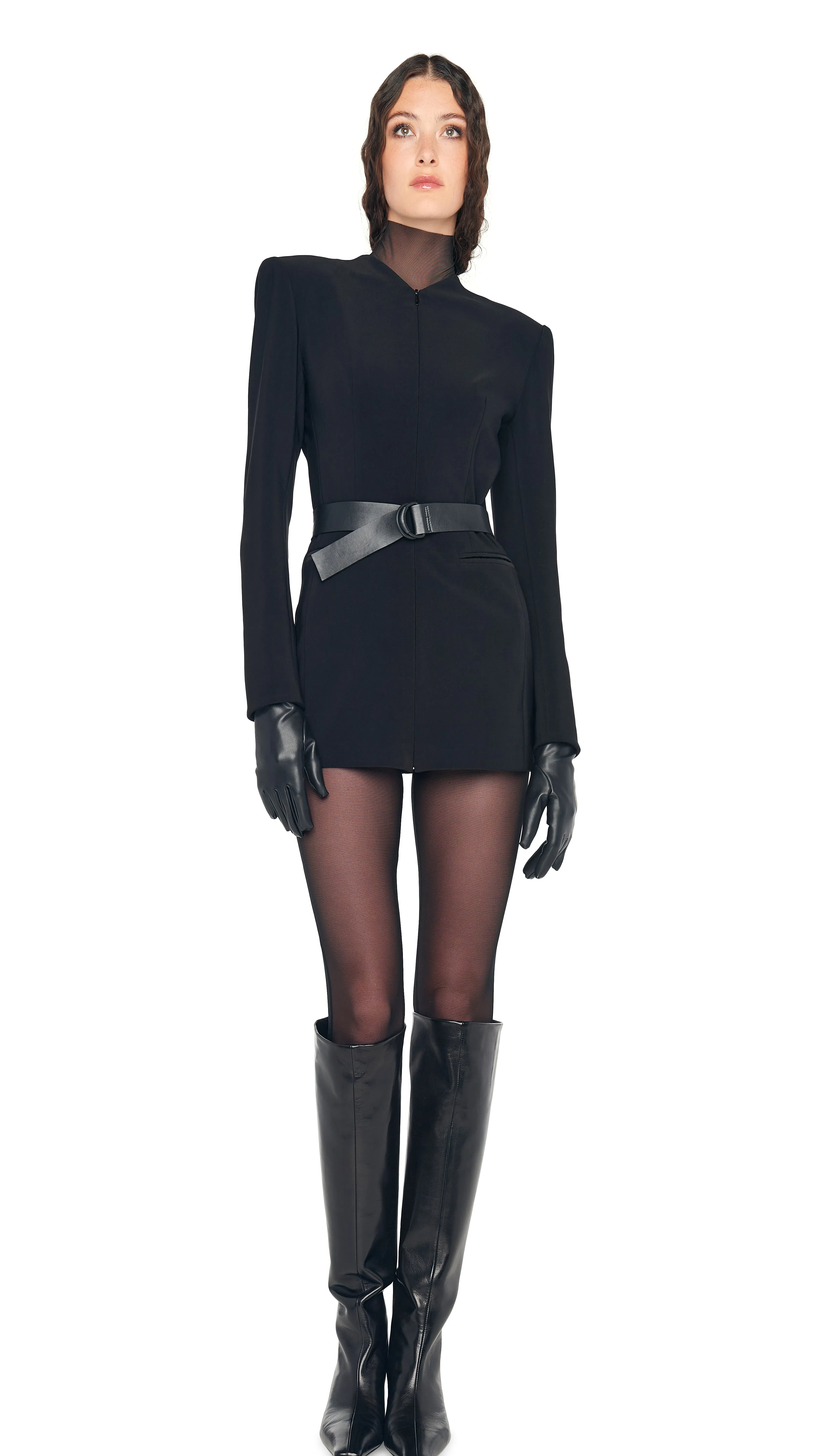 LS V NECK ZIP FRONT JACKET sold by Norma Kamali