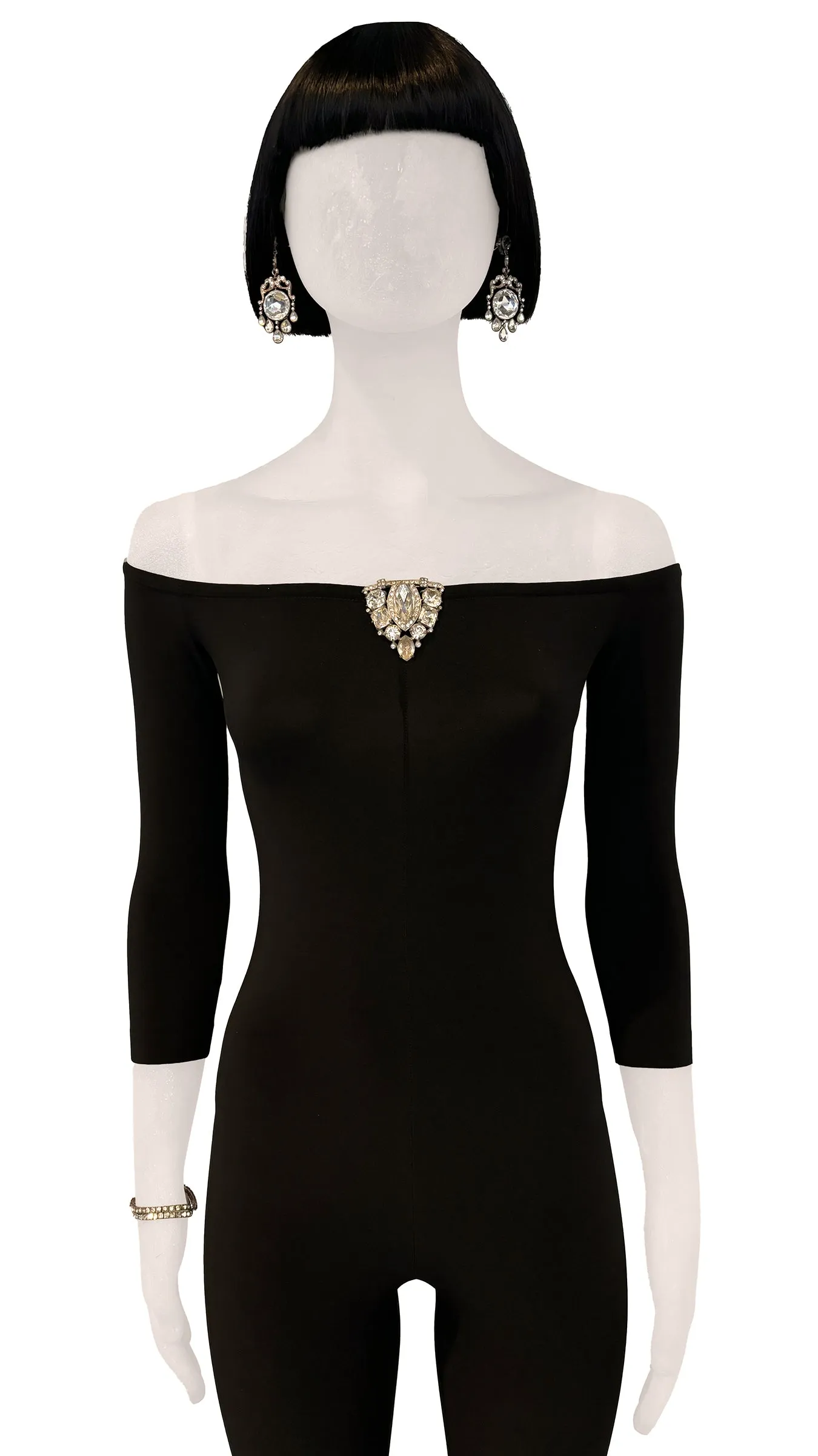 EISENBERG STONE BROOCH sold by Norma Kamali