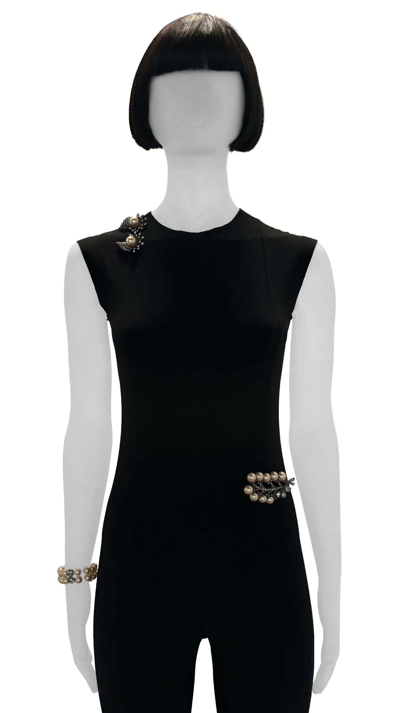 EISENBERG STONE/PEARL BROOCH SET sold by Norma Kamali product image thumbnail 2