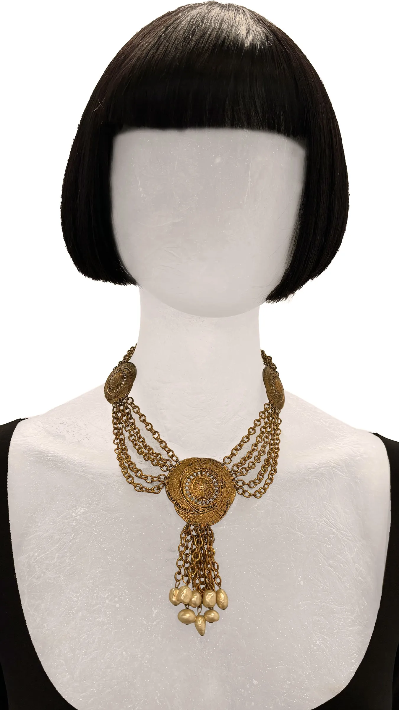 BRASS CHAIN NECKLACE sold by Norma Kamali product image thumbnail 2