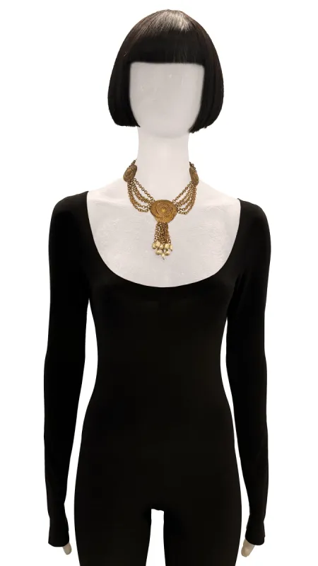BRASS CHAIN NECKLACE sold by Norma Kamali