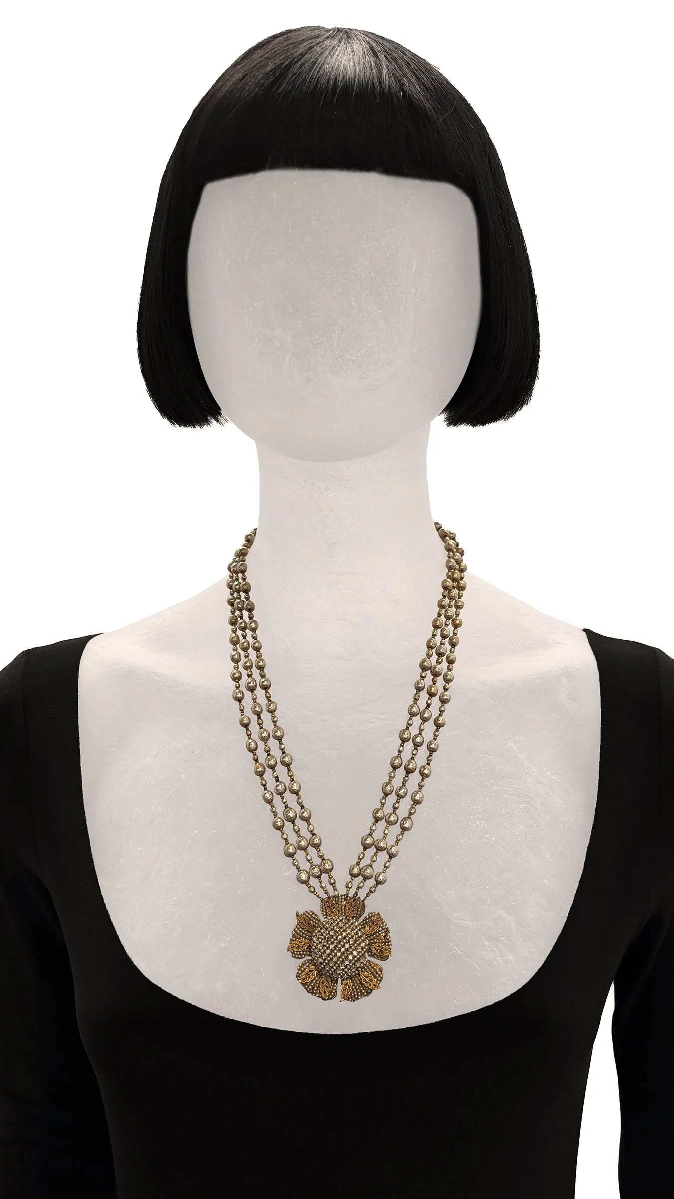 MIRIAM HASKELL BEADED PENDANT NECKLACE AND BRACELET SET sold by Norma Kamali product image thumbnail 2