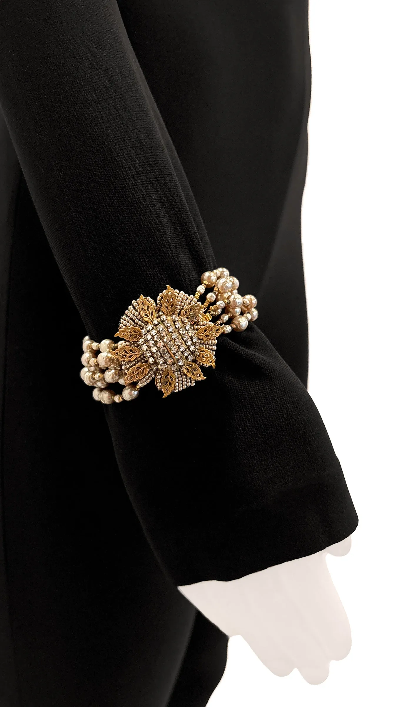 MIRIAM HASKELL BEADED PENDANT NECKLACE AND BRACELET SET sold by Norma Kamali product image thumbnail 3