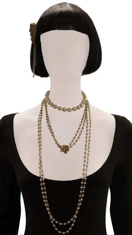 MIRIAM HASKELL PEARL NECKLACE sold by Norma Kamali