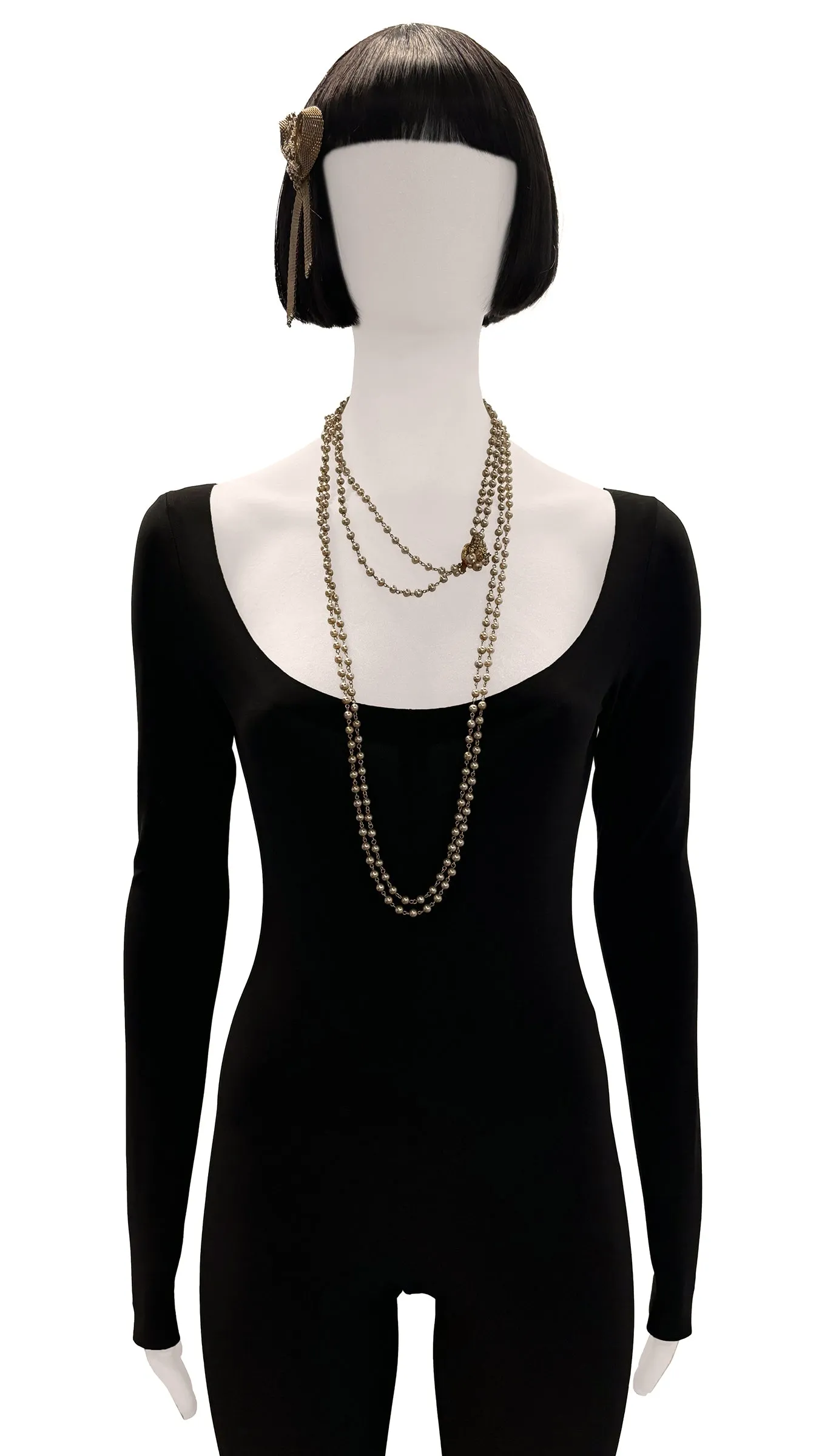 LAYERED PEARL NECKLACE sold by Norma Kamali
