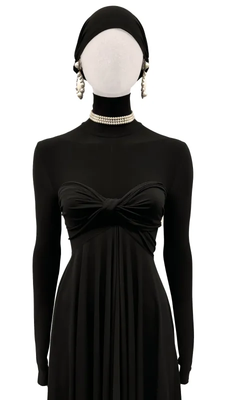 RHINESTONE & MILK GLASS TEARDROP PENDANT EARRINGS sold by Norma Kamali