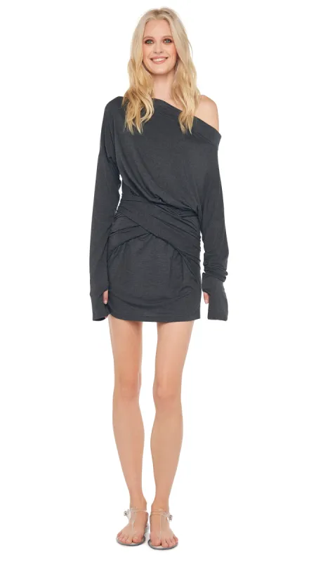 FOUR SLEEVE ALL IN ONE MINI DRESS sold by Norma Kamali