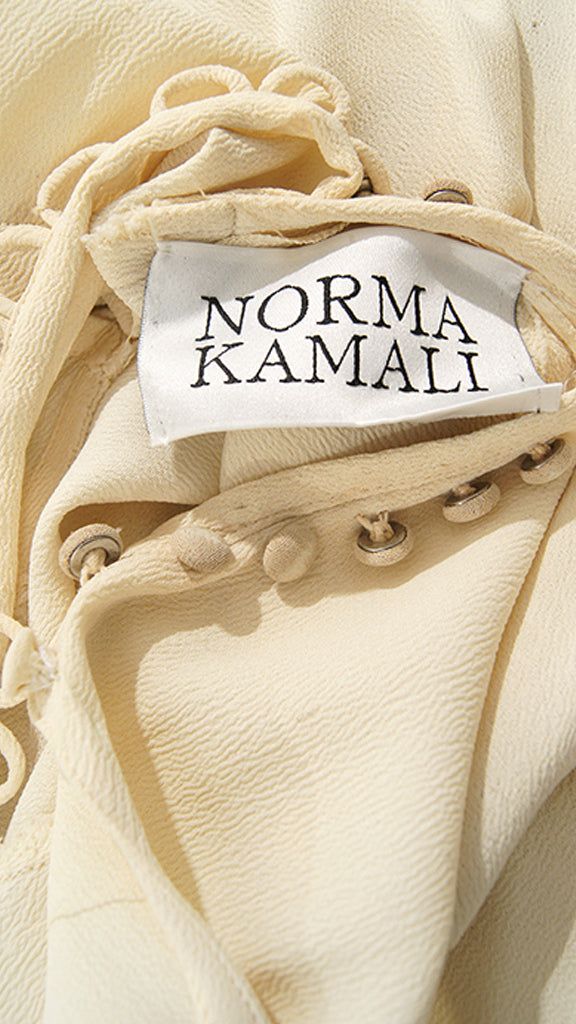 LONG CREPE DRESS sold by Norma Kamali product image thumbnail 3